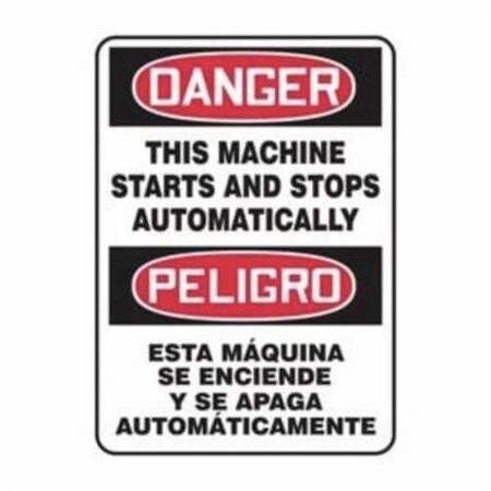 Accuform Danger Sign, SBMEQM152XV SBMEQM152XV